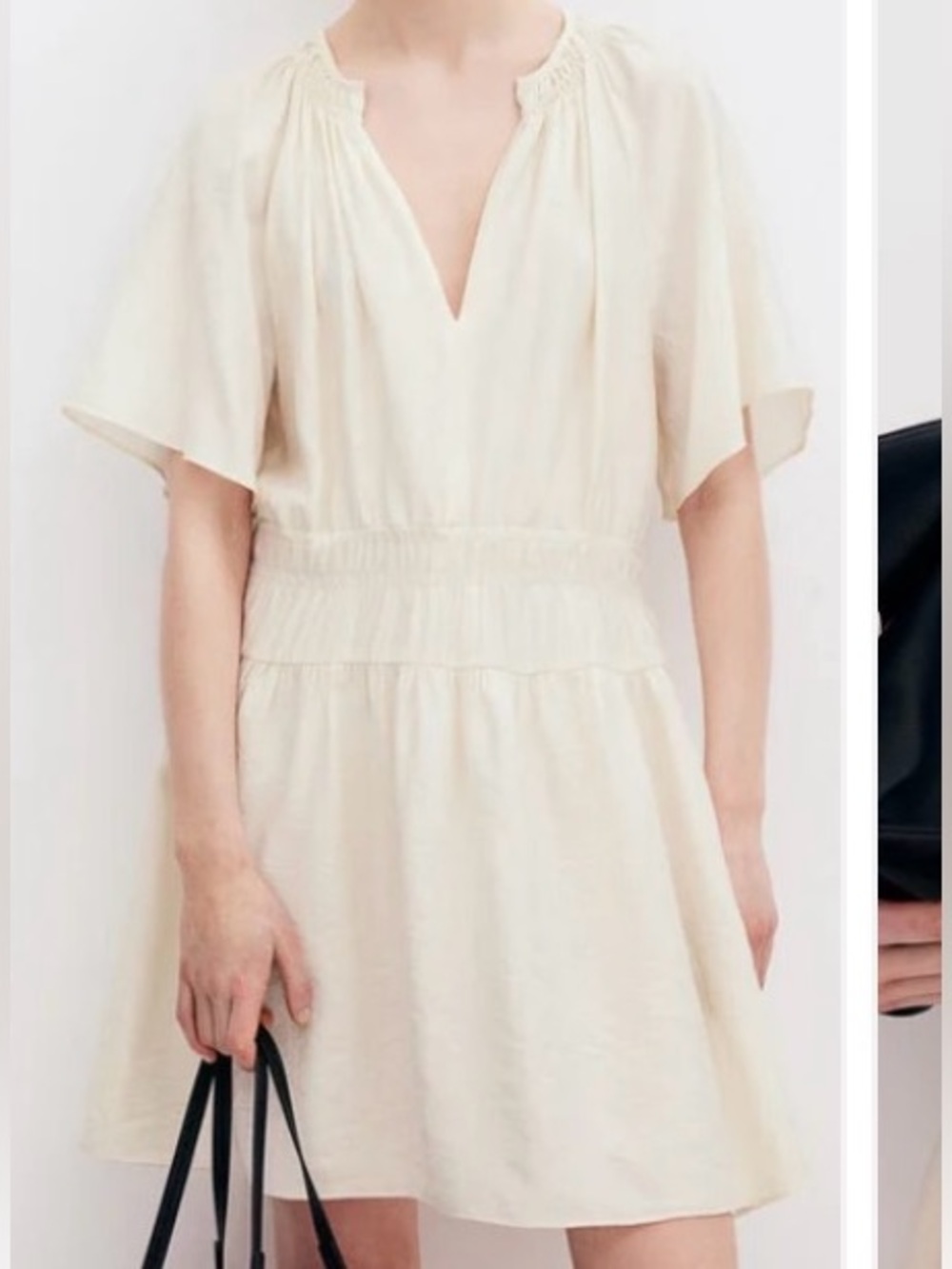 H&M Smocked Detail Dress X-Small SALE PRICE